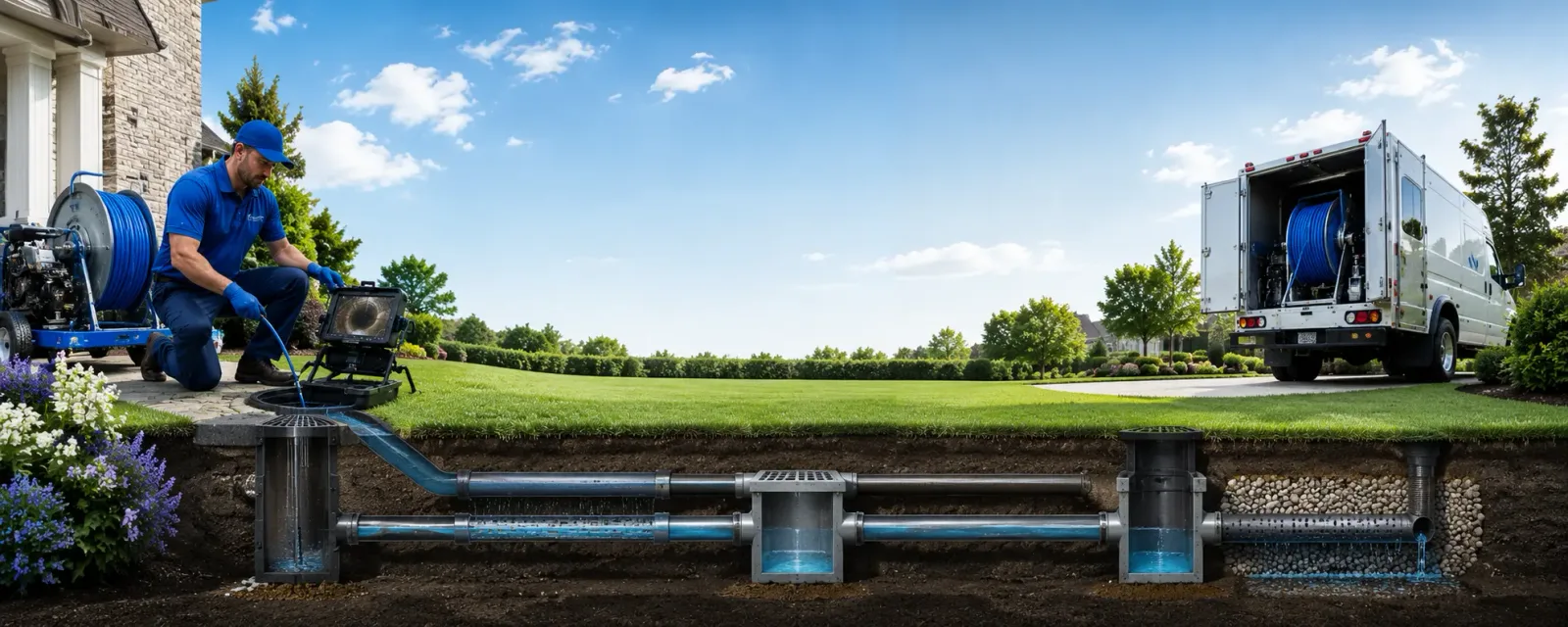 Outdoor drain cleaning information for Mode, IL